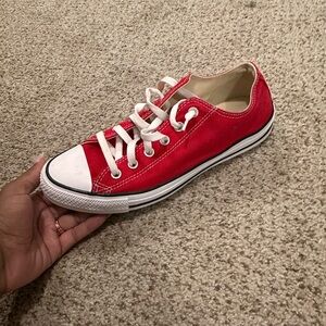 Red Converse Sneaker. Excellent Condition